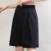 2020 hè mới quần ống rộng năm điểm nữ mùa hè mỏng phần rộng quần short rộng kích thước lớn eo cao quần giản dị quần thẳng - Quần short