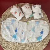 Марлевая детская накидка для новорожденных, детский слюнявчик для младенца, нагрудник для еды