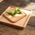 Youmu phong cách Nhật Bản tấm gỗ khay gỗ rắn khay trà kích thước, tấm gỗ bữa ăn tối tấm món tráng miệng món ăn bằng gỗ đĩa trái cây