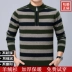 Áo len cashmere dành cho nam của thành phố Ordos Màu rắn nửa cổ cao Áo len dày cỡ lớn Dad Fit Áo len trung niên Áo len