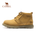 giày ngoài trời cụ nubuck da-top cao cá tính mùa đông mới Camel Camel nam giới giảm xóc giày chống trượt giày đi tuyết Khởi động ngoài trời