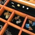 Trang sức lưu trữ hộp gỗ tay trang sức nhẫn bông tai hoàn thiện đơn giản sang trọng cao cấp công chúa châu Âu Hàn Quốc công suất lớn - Nhẫn