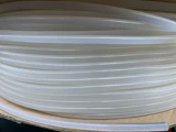 Полиуретановый глянцевый прозрачный белый ремень, 10mm