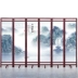 Vách ngăn màn hình kiểu Trung Quốc mới tùy chỉnh 
            phòng khách bằng gỗ rắn phòng ngủ gấp di động đơn giản hiện đại chặn hiên văn phòng lối vào văn phòng Màn hình / Cửa sổ