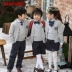 Mẫu giáo Vườn Dịch Vụ Mùa Xuân và Mùa Thu Bộ Người Anh Trường Tiểu Học Đồng Phục Đại Học Hàn Quốc Gió Trẻ Em của Lớp Dịch Vụ Mùa Thu và Mùa Đông Quần Áo tùy chỉnh