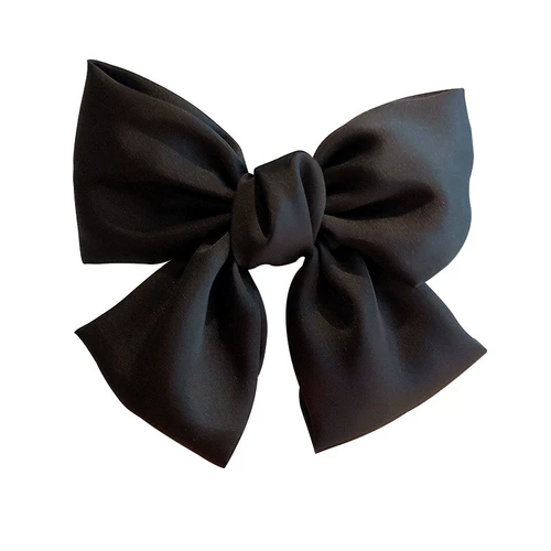 Красная заколка для волос с бантиком, аксессуар для волос, милые шпильки для волос, простой и элегантный дизайн