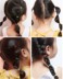 Trẻ em ban nhạc cao su nhỏ bé phụ kiện tóc bé không làm tổn thương tóc dây thừng bao da đen Mũ cao su dùng một lần dây buộc tóc đẹp Phụ kiện tóc