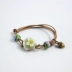 Jingdezhen sản phẩm mới pinch hoa vòng tay nhỏ rừng tươi nghệ thuật nữ hoang dã Nhật Bản và Hàn Quốc đồ trang sức gốm sứ trang sức