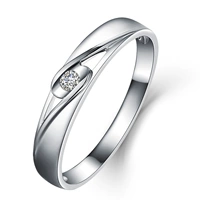 Платиновое бриллиантовое обручальное кольцо для влюбленных, золото 750 пробы