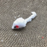 Кошка, игрушка, маленькая мыши дразнящая кошка с твердым цветом плюшевой моделирование мыши и поддельные котенок котенка котенок -хе -хи -кошки кошки