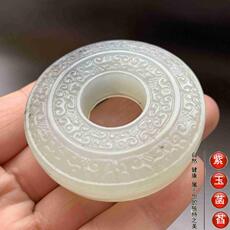 Украшения на руку 老玉古玩岫玉平安扣玉佩腰佩小手把件小摆件清仓包邮015