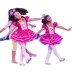 Trang phục trẻ em sequin múa cho trẻ em váy công chúa váy hoa sen nhỏ phong cách đầy màu sắc cổ tích giấc mơ biểu diễn hợp xướng - Trang phục