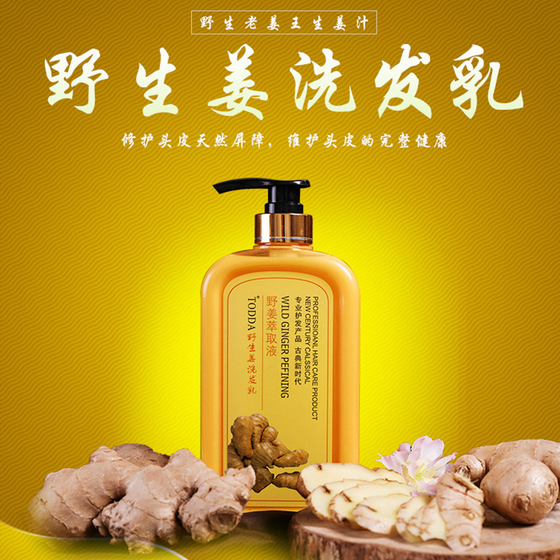 正品老生姜汁控油去屑洗发水露洗头膏