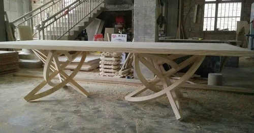 Северная журнальная мебель с твердым деревянным столом творческого стола офис дизайнер дизайнерский рабочий стол персонализированный длинный стол