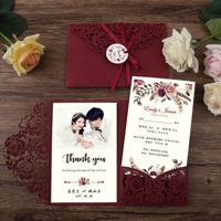 Бордовая фотография, 10 шт