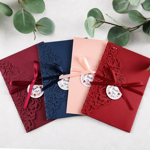 Приглашение 2022 Свадебное приглашение на заказ на заказ европейский стиль творческий