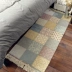 retro phòng ngủ cạnh giường ngủ chăn thảm thảm giường công nghiệp máy bông rửa đan dải hình chữ nhật Bắc Âu - Thảm thảm cuộn Thảm