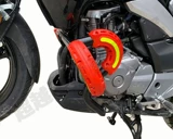 Применимо к Suzuki DL250 Lixing GW250-A Country Four из нержавеющей стали.