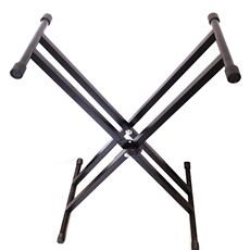 Подставка для синтезатора 正品包邮双管x型琴架 加粗 可折叠