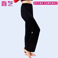 Танцевальные брюки.Модальные 05 кружевные расклешенные брюки квадратная танцевальная одежда для танцевальной танцевальной танцевальные штаны