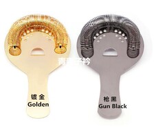 Фильтр для льда 出美国304不锈钢鸡尾酒王国cocktail kingdom隔滤冰酒器 strainer