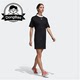 Tháng 7 ADIDAS Cỏ ba lá TREFOIL DRESS Trang phục thể thao thông thường của phụ nữ DH3195 DH3184 - Trang phục thể thao quần legging thể thao nữ Trang phục thể thao