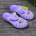 Mùa Hè Nữ Croc Giày Sandal Giày Đi Biển Sinh Viên Bệnh Viện Y Tá Giày Nhóm Mua Đế Dày Size Lớn 40-41 Size Nhỏ 33-34 dép phòng sạch 