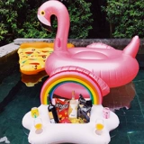 Надувное радужное облако облако Icelet замороженное салат -кастрюли для пилочных напитков чашка чашка для бассейна.