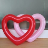 Надувной водный плавательный круг в форме сердца для детей и взрослых, популярно в интернете, увеличенная толщина