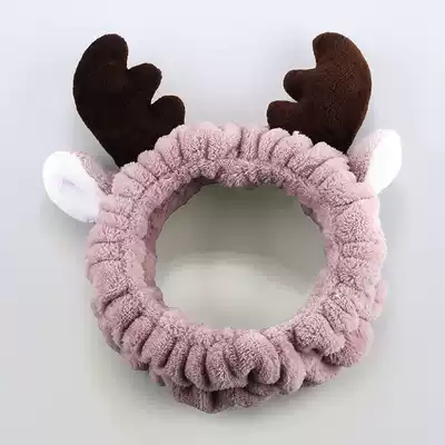 Wash face Bath hair belt wide edge application mask girl headgear adult pressure hair band hair band female short hair cover broken hair speed