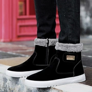 Giày tuyết mùa đông Giày boot nam cao để giúp giày nam Giày cotton dày cộng với đôi giày cotton nhung ấm áp giúp đôi giày nam Martin