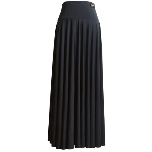 Danbao Luo Plaza Юбка Bing шелк Юбка дружбы белая средняя и пожилая танцевальная юбка 720 градусов Современная танцевальная длинная юбка