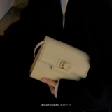 Сливочная сумка через плечо, небольшая небольшая сумка