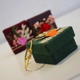 Образец ручной работы, высококлассная наклейка, подвеска, ожерелье, ювелирное украшение, упаковка, подарочная коробка, Таиланд, золото и серебро