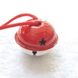 Большой двухцветный колокольчик, аксессуар, ожерелье ручной работы, 40mm, домашний питомец, DIY