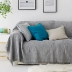 Bắc âu màu rắn sofa khăn sofa vải full bìa sofa bìa sofa đệm bụi vải bảo vệ bìa đơn dòng đôi chăn tấm che máy giặt Bảo vệ bụi