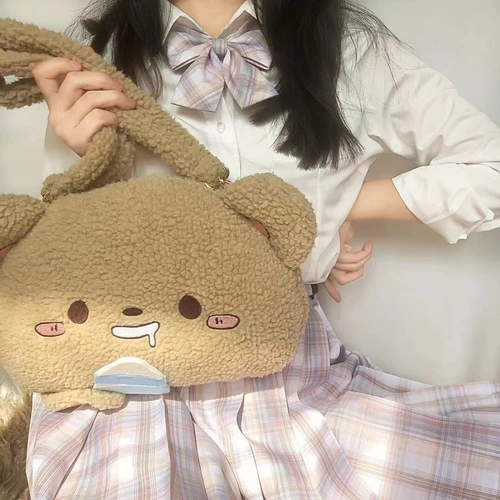 Оригинальная сумка на одно плечо, вместительная и большая сумка подмышку, японская милая кукла, стиль Лолита