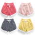 Nữ bé gái cotton bên ngoài quần short mùa hè hoang dã Cô gái mỏng 1-3 tuổi quần thể thao giản dị - Quần thời trang bé trai Quần