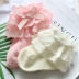 Vớ ren bé cotton mùa xuân và mùa thu trẻ em vớ lỏng miệng trẻ sơ sinh vớ bé gái ren công chúa vớ nhảy - Vớ Vớ