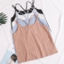 Sọc yếm nữ 2018 mùa hè Han Fan new nhỏ tươi v-cổ backless chữ thập thời trang hoang dã top áo tắm Áo ba lỗ