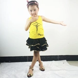 Детская спортивная одежда, топ с чашечками, костюм, мини-юбка, комплект