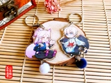 [Onmyoji] Daitengu x Demon Fox Pom Pom Ball акриловый кулон брелок периферийные вентиляторы Pups