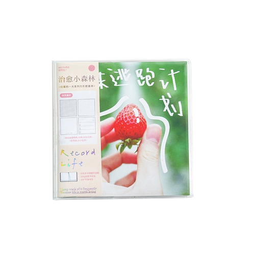 Ух ты, однажды! Ручная книга с пластиковыми рукавами, небольшой квадратный дневник интернет-знаменитостей в красивом стиле, деловая книга, канцелярские принадлежности.