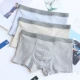 Quần lót cotton ba mảnh thân thiện và thoải mái với quần lót nam quần boxer quần Nhật Bản quần sọc quần quần thoáng khí - Cặp đôi