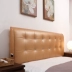 Tuỳ chỉnh bọc khách sạn đệm đầu giường gỗ giường tatami giường gối đôi da bọc vải di động và rửa được - Trở lại đệm / Bolsters