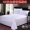 Khách sạn giường ngủ ở buôn 3cm mật độ cao bông trắng polyester satin tấm ga trải giường bán hàng trực tiếp - Khăn trải giường