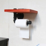Американская сельская железа с твердым деревом рестораны кухня ванная комната ванная комната бумага для бумаги промышленная вода для туалетной катания на полке бумаги