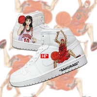 Air Jordan 1, баскетбольная спортивная обувь, комиксы для влюбленных, сделано на заказ, «сделай сам», ручная роспись, граффити