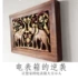 Mới đôi voi tinh khiết gỗ rắn chạm khắc hộp bìa hộp sơn trang trí retro Đông Nam Á cổng điện hộp chìa khóa - Cái hộp Cái hộp