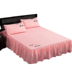 Mùa hè Simmons giường màu rắn váy giường bao gồm đơn mảnh bông không trượt giường, tấm ga trải giường bìa 1.8 1.5 2.0 m Váy Petti